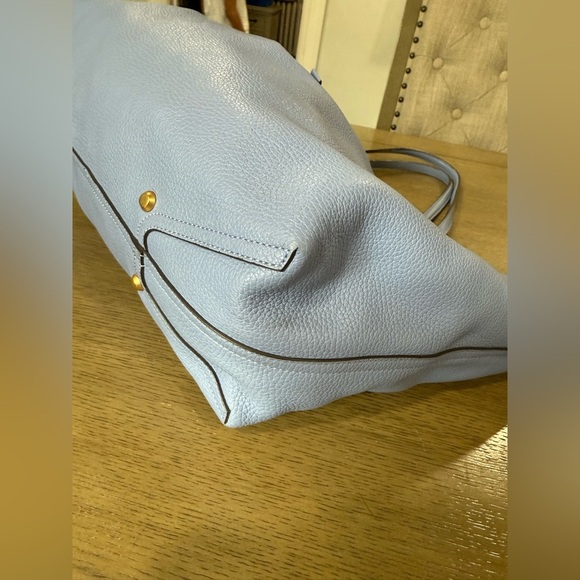 Annabel Ingall Leather Bag with blue, Gold Detail perfet condition - Picture 5 of 15